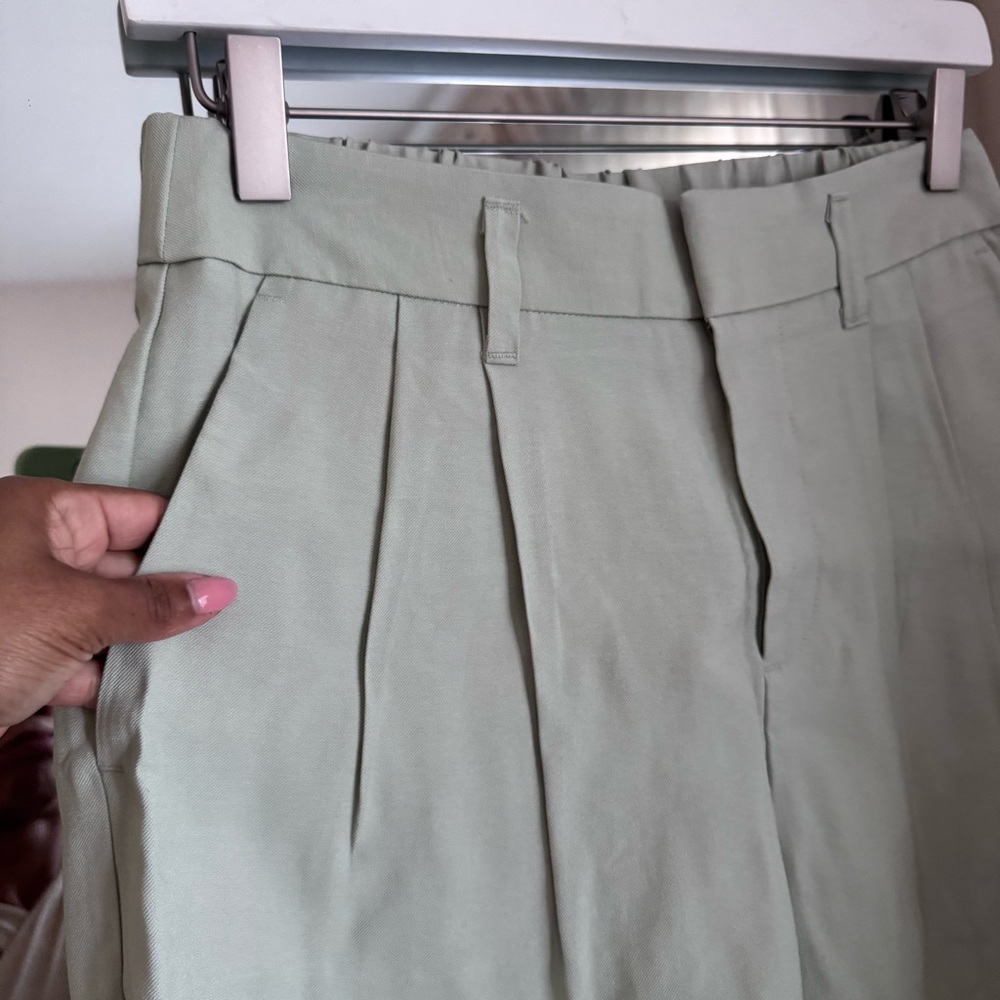 A New Day Sage Green Vest and Shorts Set - Picture 4 of 8